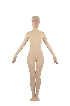 【極美品】オールタイツ 全身タイツ スキンカラー 全身タイツスキンカラー男女兼用 Full bodysuit skin color